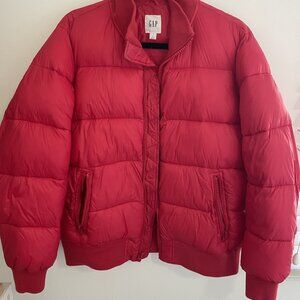 Red GAP Puffer Coat size L